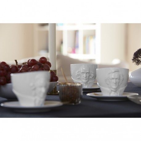 Чайная пара talent, william shakespeare, 260 мл, белая