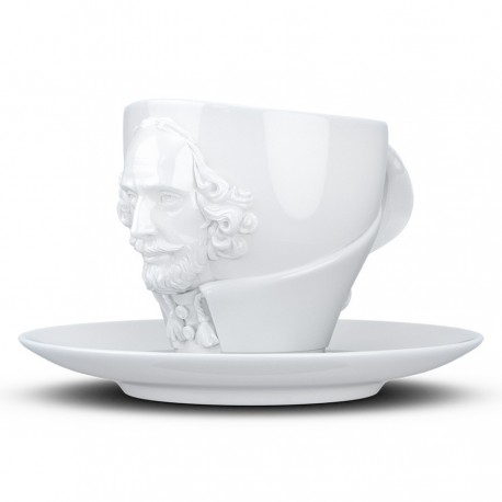 Чайная пара talent, william shakespeare, 260 мл, белая