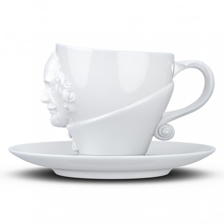 Чайная пара talent, william shakespeare, 260 мл, белая