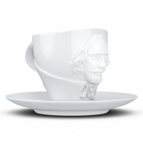 Чайная пара talent, william shakespeare, 260 мл, белая
