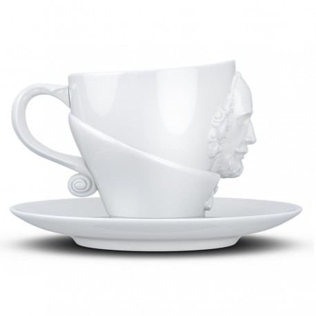 Чайная пара talent, william shakespeare, 260 мл, белая