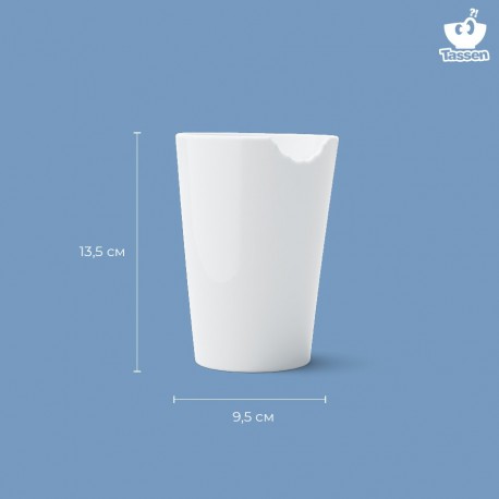 Кружка with bite, 400 мл, белая