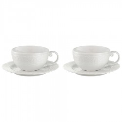 Набор чайных пар tracery, 250 мл, 2 шт.