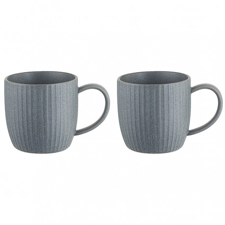 Набор кружек soft ripples, 350 мл, серые, 2 шт.