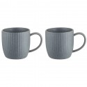 Набор кружек soft ripples, 350 мл, серые, 2 шт.