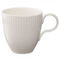 Кружка из фарфора белого цвета из коллекции kitchen spirit, 350 мл