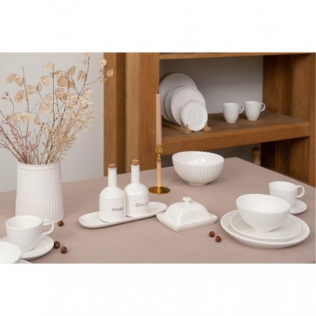 Кружка из фарфора белого цвета из коллекции kitchen spirit, 350 мл