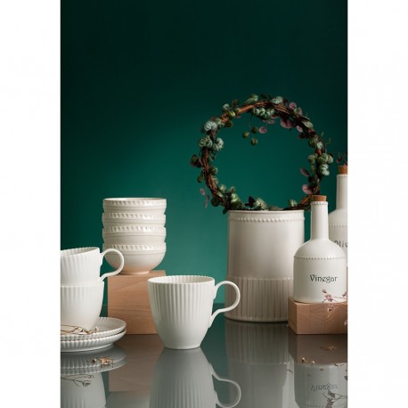 Кружка из фарфора белого цвета из коллекции kitchen spirit, 350 мл