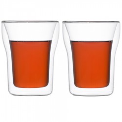 Набор из двух стеклянных стаканов, 250 мл