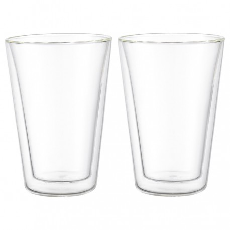 Набор из двух стеклянных стаканов, 400 мл