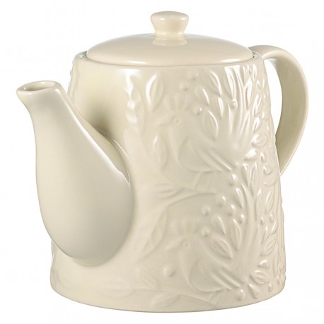 Чайник заварочный birds of paradise, 1 л, кремовый