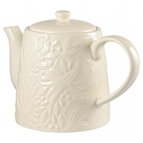 Чайник заварочный birds of paradise, 1 л, кремовый