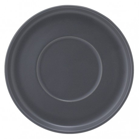 Набор из двух чашек с блюдцами темно-серого цвета из коллекции essential, 120 мл