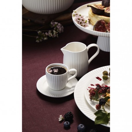 Набор чашек с блюдцами soft ripples, dual glazing, 125 мл, 2 шт.