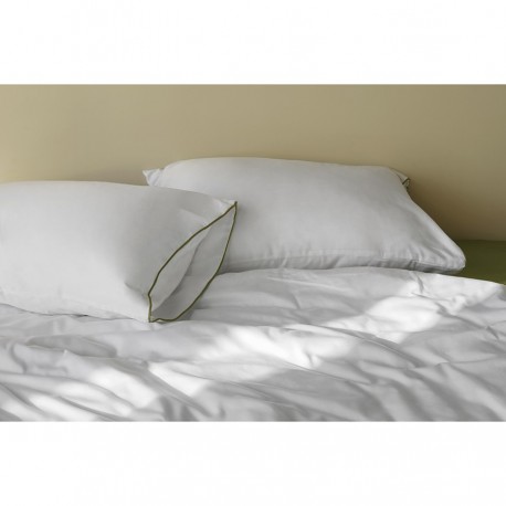 Простыня из сатина из коллекции meditation, olive, 240х270 см