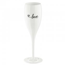 Бокал для шампанского cheers, no 1, love 20, superglas, 100 мл, белый