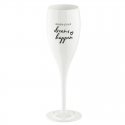 Бокал для шампанского cheers, no 1, make your dreams happen, superglas, 100 мл, белый
