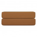 Простыня на резинке из сатина из коллекции meditation, caramel, 160х200х30 см
