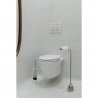Держатель для туалетной бумаги heron, 68,6 см, никель