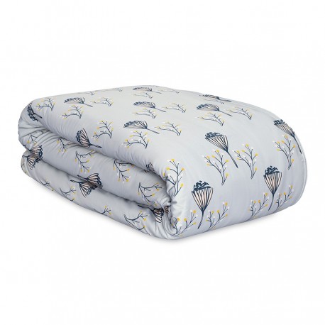 Комплект постельного белья "Полевые цветы" из премиального сатина из коллекции russian north, 150х200 см