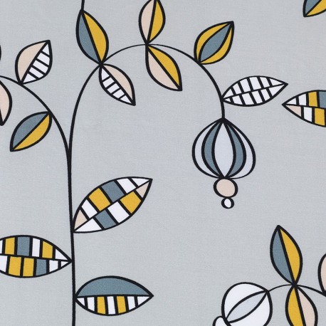 Комплект постельного белья "Ягоды тайги" из премиального сатина из коллекции russian north, 200х220 см