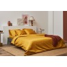 Комплект постельного белья из премиального сатина горчичного цвета из коллекции essential, 150х200 см