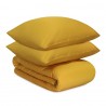 Комплект постельного белья из премиального сатина горчичного цвета из коллекции essential, 200х220 см
