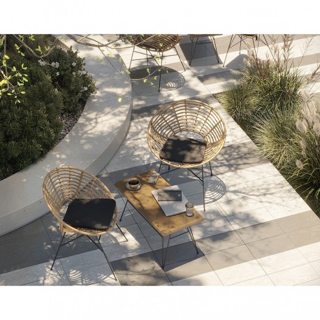 Стул vetle round, ротанг