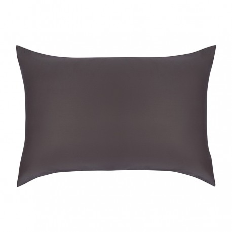 Комплект постельного белья из премиального сатина темно-серого цвета из коллекции essential, 200х220 см