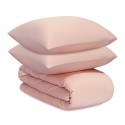Комплект постельного белья из премиального сатина цвета пыльной розы из коллекции essential, 150х200 см