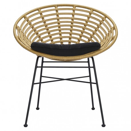 Стул vetle round, ротанг