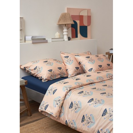 Набор наволочек "Летний цветок" из премиального сатина из коллекции russian north, 70х70 см