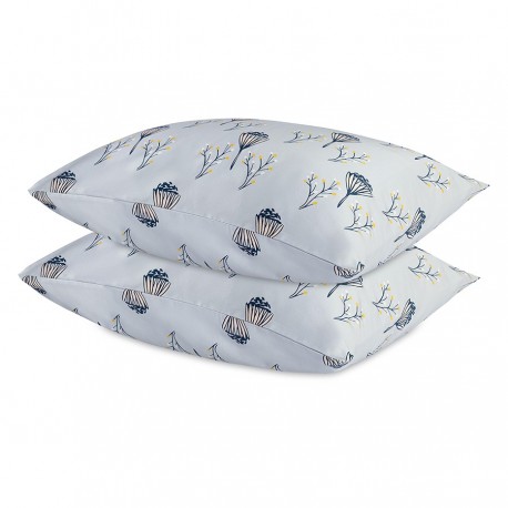 Набор наволочек "Полевые цветы" из премиального сатина из коллекции russian north, 50х70 см