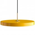 Светильник подвесной asteria, D43х14 см, желтый