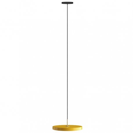 Светильник подвесной asteria, D43х14 см, желтый