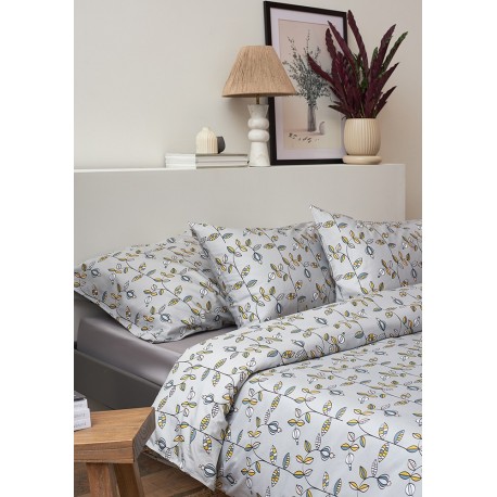 Набор наволочек "Ягоды тайги" из премиального сатина из коллекции russian north, 50х70 см