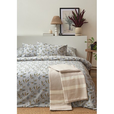 Набор наволочек "Ягоды тайги" из премиального сатина из коллекции russian north, 50х70 см