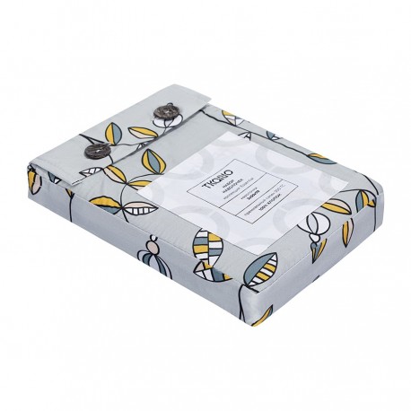 Набор наволочек "Ягоды тайги" из премиального сатина из коллекции russian north, 50х70 см