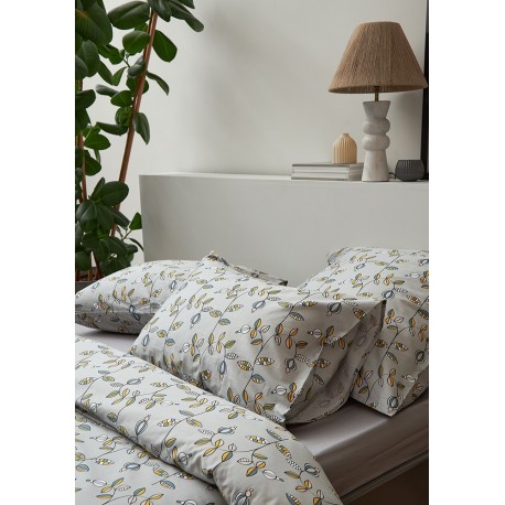 Набор наволочек "Ягоды тайги" из премиального сатина из коллекции russian north, 70х70 см