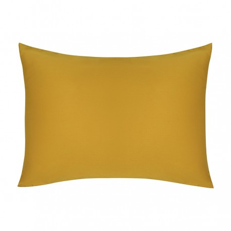 Набор наволочек из премиального сатина горчичного цвета из коллекции essential, 50х70 см