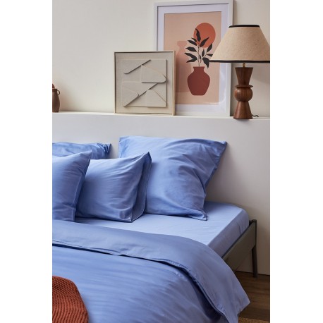 Набор наволочек из премиального сатина сиреневого цвета из коллекции essential, 70х70 см