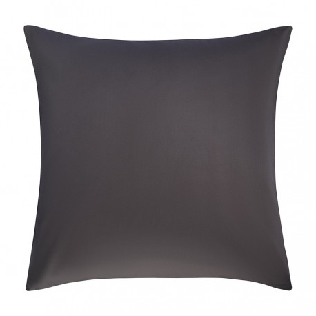 Набор наволочек из премиального сатина темно-серого цвета из коллекции essential, 70х70 см