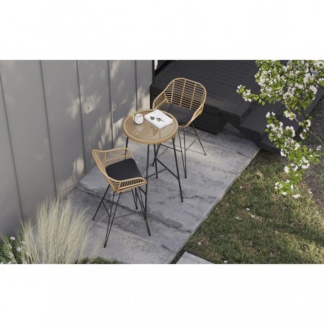 Стул барный vetle bent, ротанг