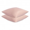Набор наволочек из премиального сатина цвета пыльной розы из коллекции essential, 70х70 см