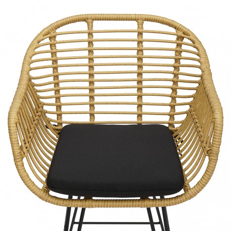 Стул барный vetle bent, ротанг