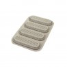 Форма силиконовая для приготовления мини-багетов mini baguette bread, 20х30 см