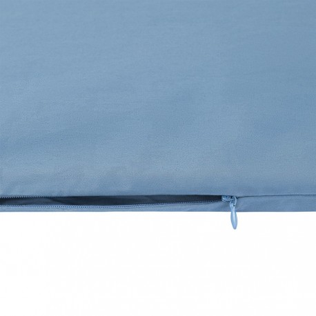 Комплект постельного белья из премиального сатина джинсово-синего цвета из коллекции essential, 150х