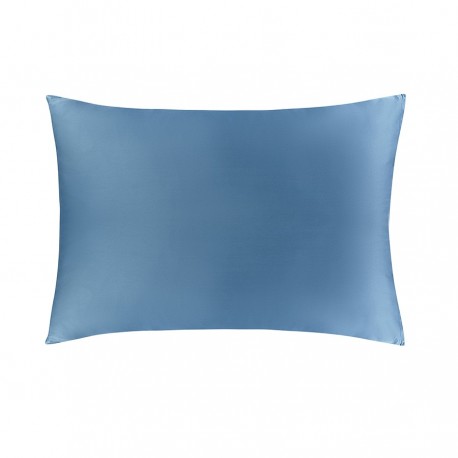 Комплект постельного белья из премиального сатина джинсово-синего цвета из коллекции essential, 200х