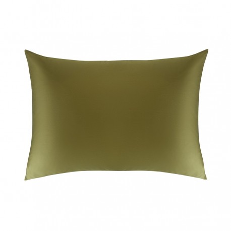 Комплект постельного белья из премиального сатина оливкового цвета из коллекции essential, 150х200 с