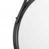 Зеркало настенное lanza, D42,5 см, черное